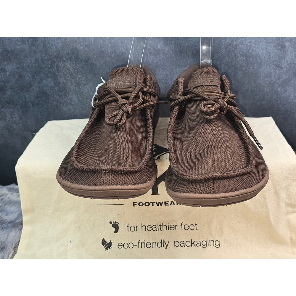 NWT Hike Footwear Reed Barefoot Shoes Dark Brown Loafers EU 43 Mens 10/10.5 - Picture 2 of 7